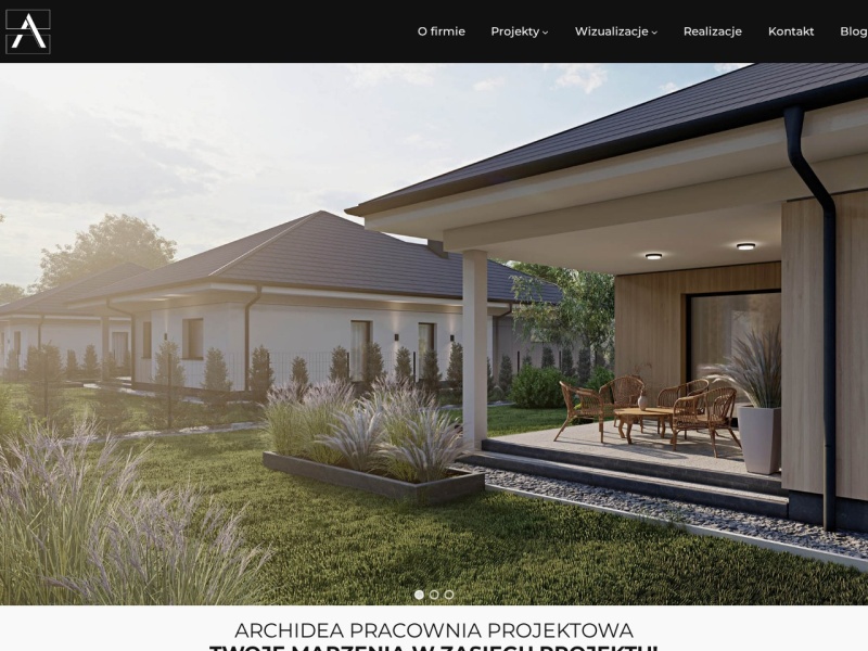 Strona internetowa projektyarchidea.pl